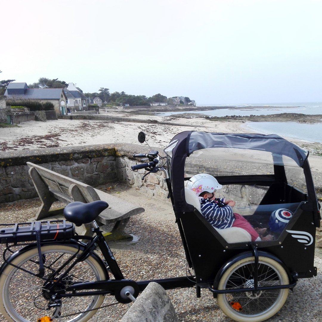 Triporteur AA bord de mer